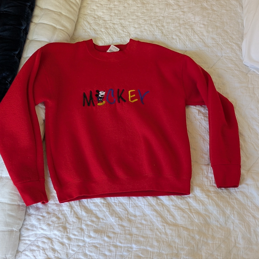 Mickey Mouse Red Sweater